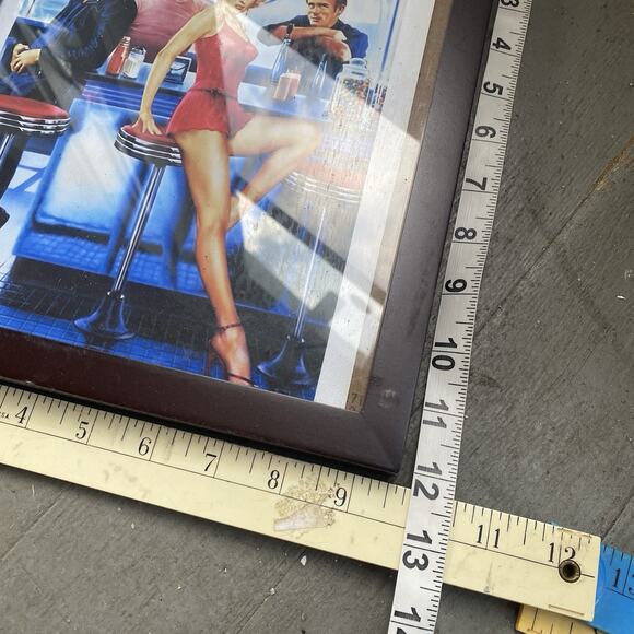 Hollywood Diner Legends Poster Elvis, Marilyn Monroe, James Dean, Marlon Brando - Picture 5 of 7